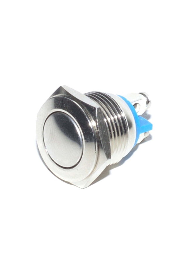 Simple Metal Button, Push Type, Non-Retaining, 16mm, 220V