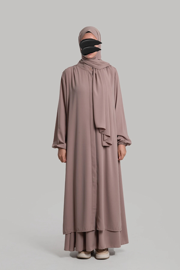 Meva Medine Skirt Suit - Stone