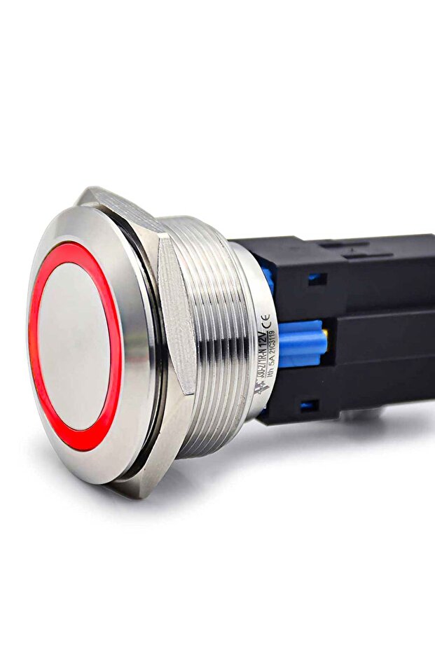 Push Button 30mm with Return 24V Red Led - 1