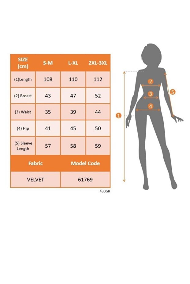 Rochie Midi din catifea cu mâneci lungi - Negru - 6