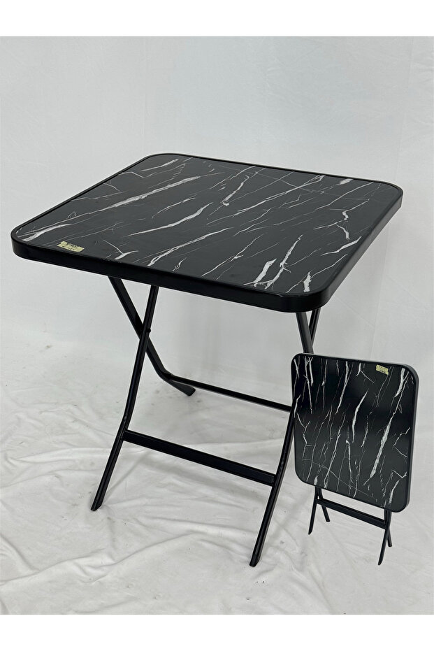 Square multi-colored folding table - 1