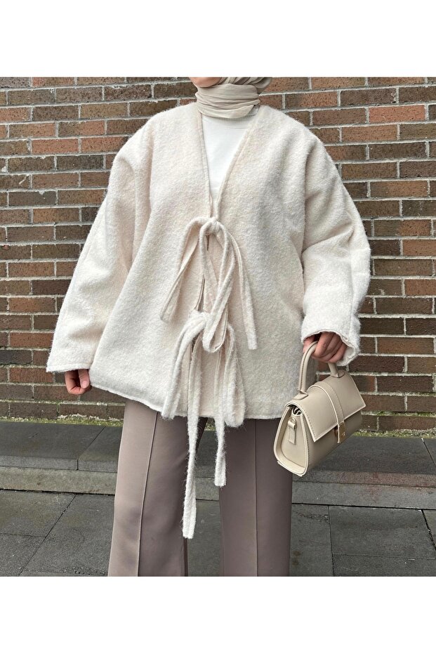 Bağıcıklı kaşe ceket - 2