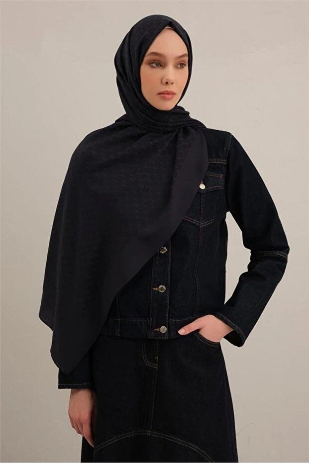 BAMBU COTTON ŞAL 2 Siyah - 1