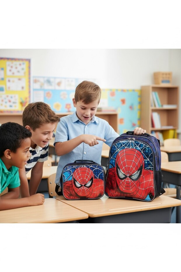 Boy's School and Thermal Insulated Lunch Box
