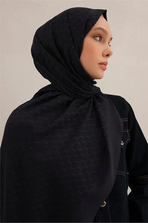 BAMBU COTTON ŞAL 2 Siyah - 4