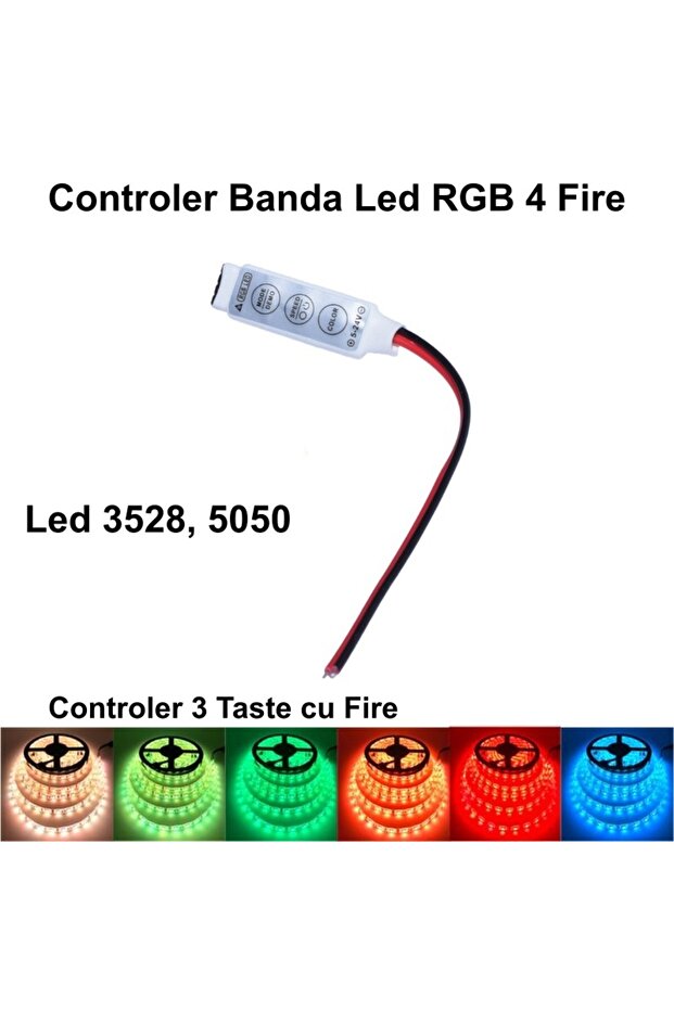 RGB Led Strip Mini-Controller, Wires - 2