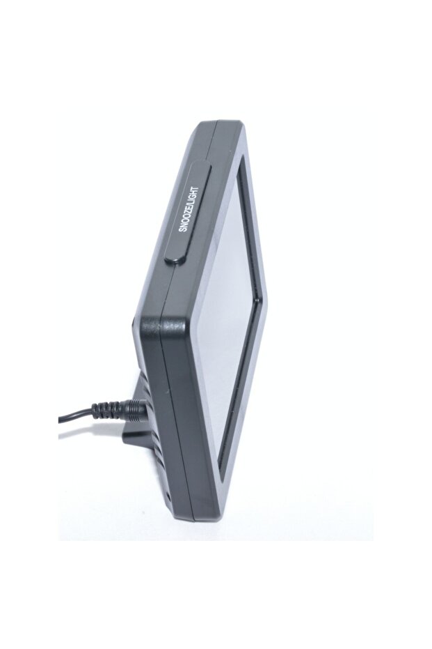 LCD Electronic Clock, Alarm, Black - 4