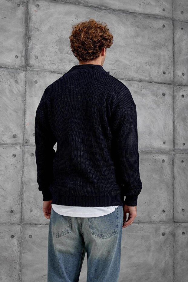 Лациверт MRK YARIM FERMUAR TRİKO - 6