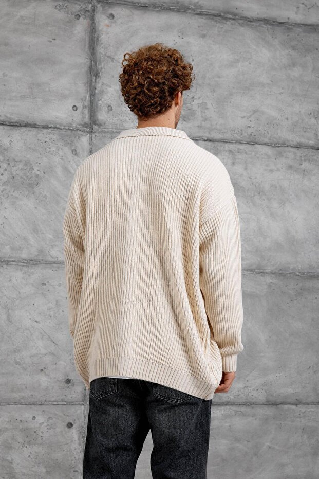 Krem DPP OVERSIZE ÖRME HIRKA - 6