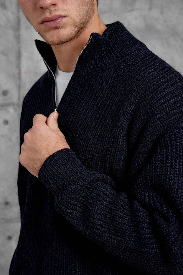 Лациверт MRK YARIM FERMUAR TRİKO - 2