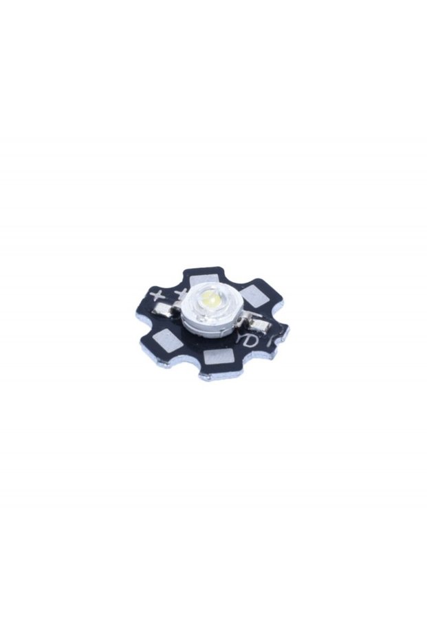 SMD 3W син LED с радиатор