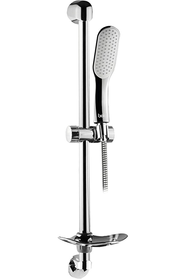 Rome Shower Kit – Rainfall Hand Shower with 61cm Rectangular Shower Head + Rail and Soap Dish