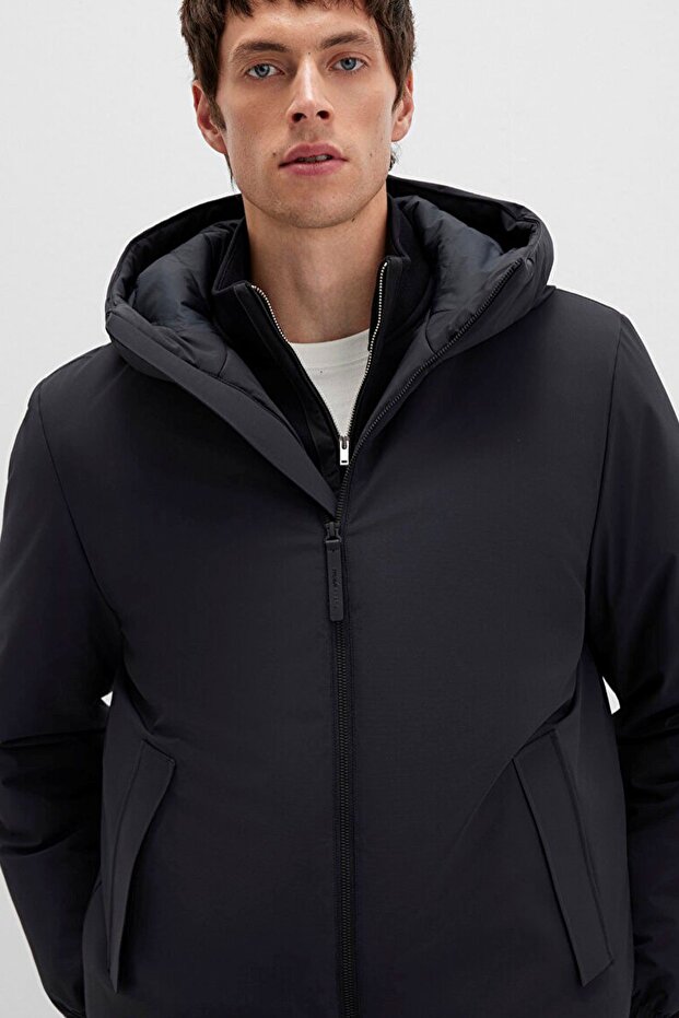 Erkek Kapüşonlu Ceket - 3