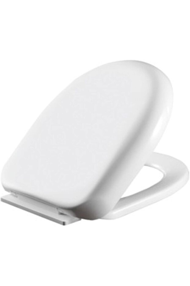 Oval Toilet Seat and Cover (PP), White