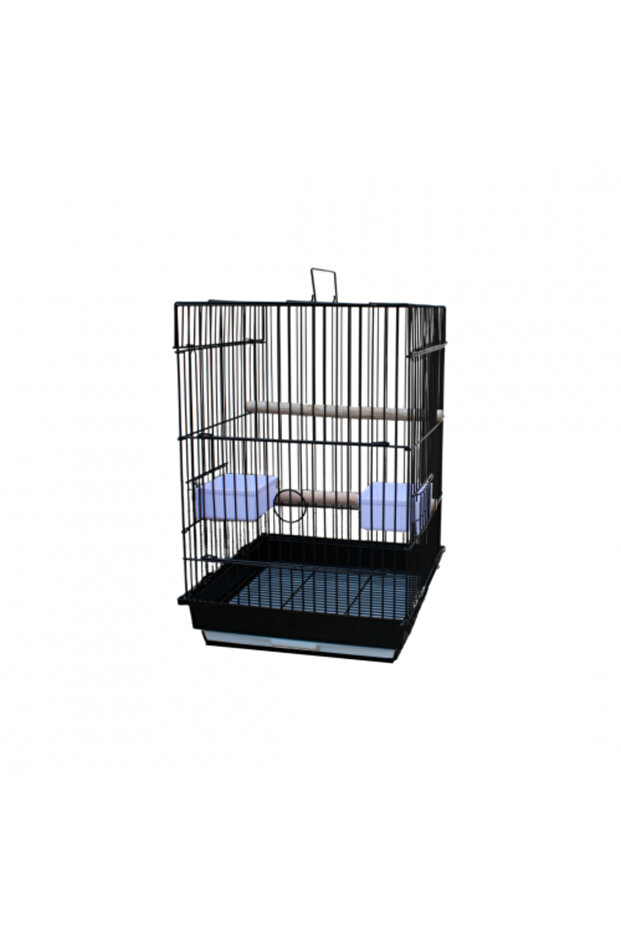 قفص طيور لون اسود - 1
