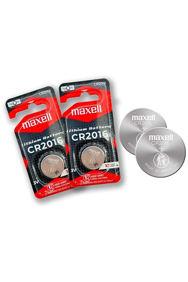 Maxell CR 2016 LITHIUM BATTERIES (2 piece) 3V Watch 2016 New