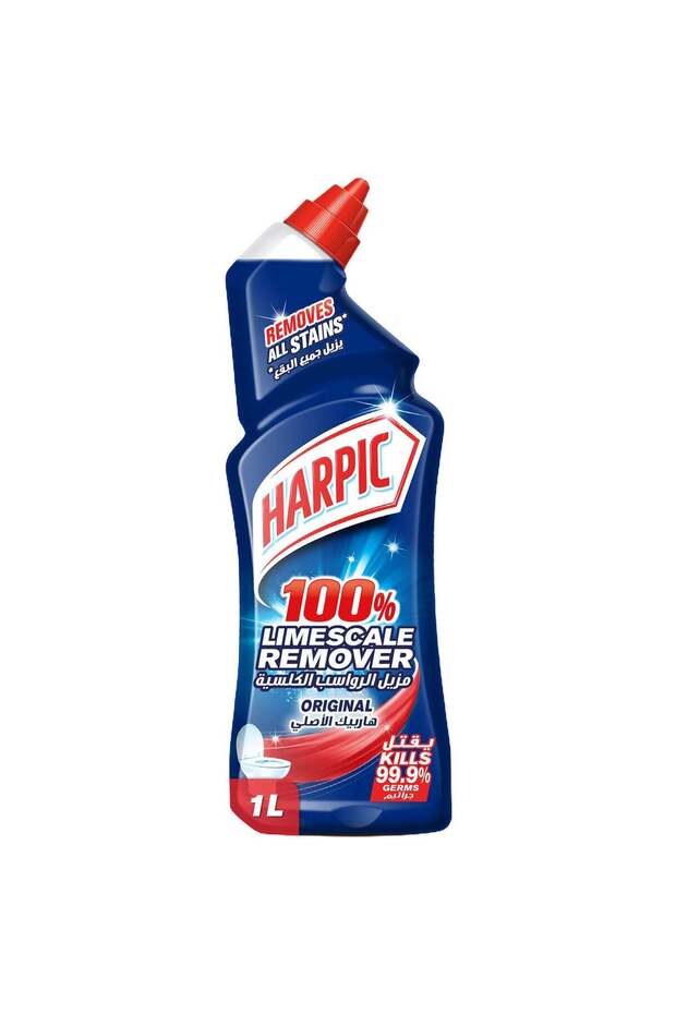 Harpic Original Toilet Cleaner Liquid Limescale Remover 1Liters