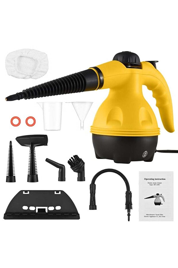 Handheld Steam Cleaner – Deep Cleaning & Sanitizing with 9 Attachments for Home, Kitche