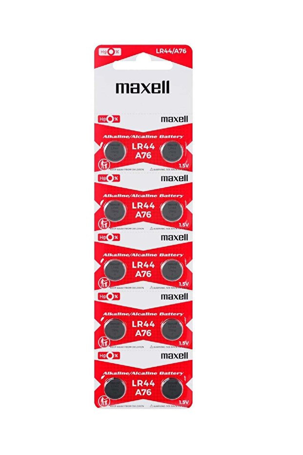 Maxell LR44 - Pack of 10