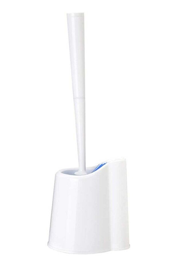 Vileda Toilet Brush Power Set – Anti-Clog Bristles for Deep Cleaning, Ergonomic Grip, Open Holder f