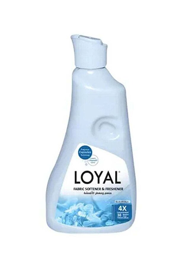 loyal Fabric Softener & Freshener Concentrated, Blue Petals, 30 Washes 750ml