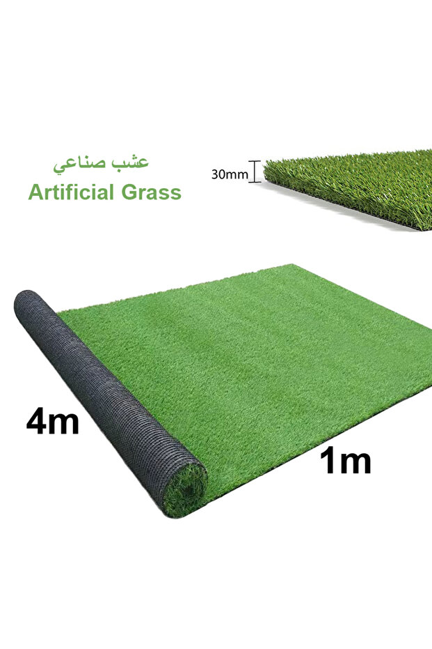 خشب صناعي طبيعي المظهر سمك 30 مم، 1 متر × 4 متر
