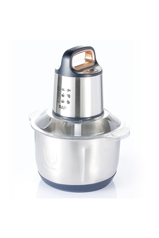 R.7727 5L Stainless Steel Electric Kitchen Food Processor for Chopping, Mixing & Blending