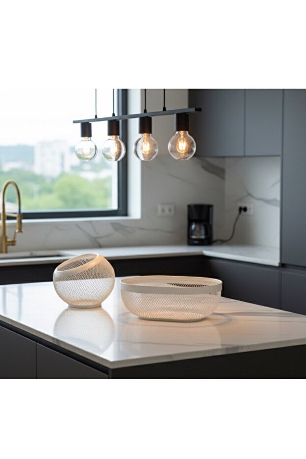 طقم سلة فواكة وكبسولات قهوة متعددالاستخدامات - 6