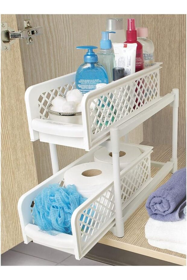 رف تنظيم للحمام - 1