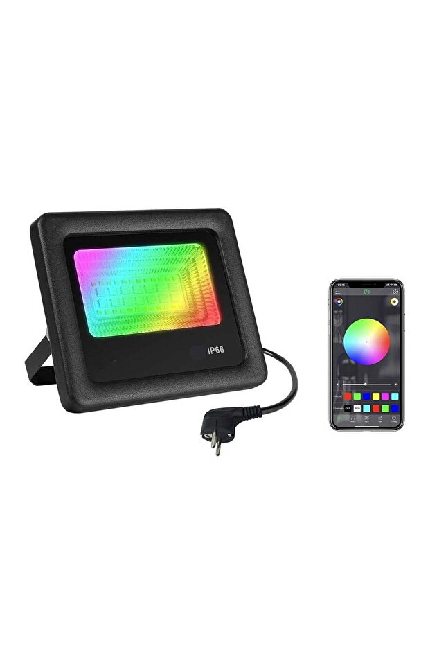 Proiector LED RGBW de 40W, Android, iOS, Bluetooth - 1