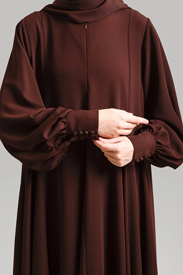 Prenses Model Kloş Ferace - 5