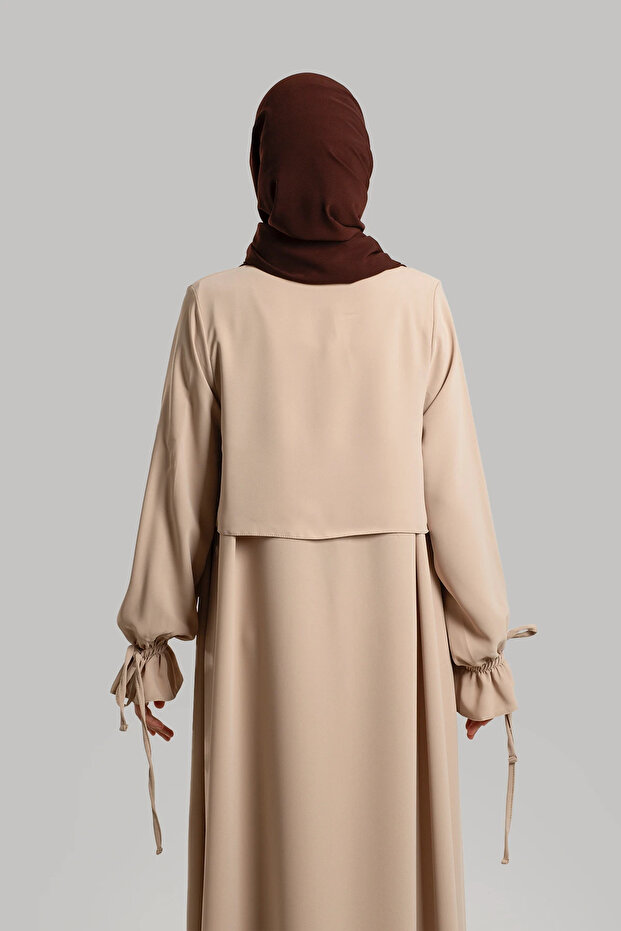 Buttoned Windbreaker Ferace - Stone - 4