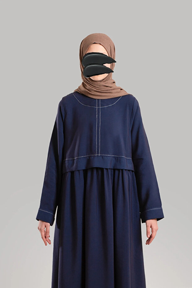 Rochie sport modal - bleumarin - 3