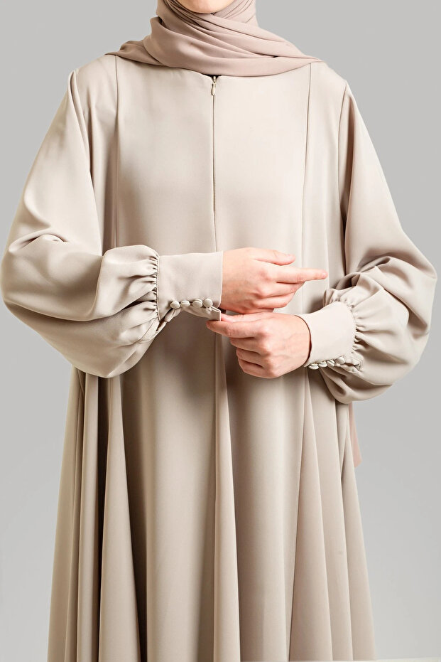 Prenses Model Kloş Ferace - 4