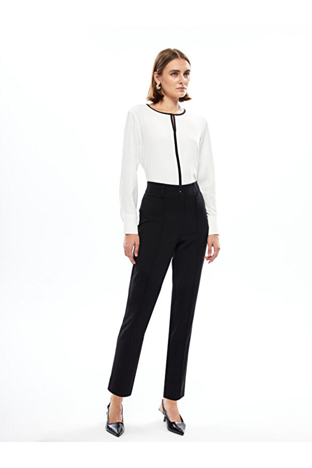 Slim Fit Women's Cigarette Trousers