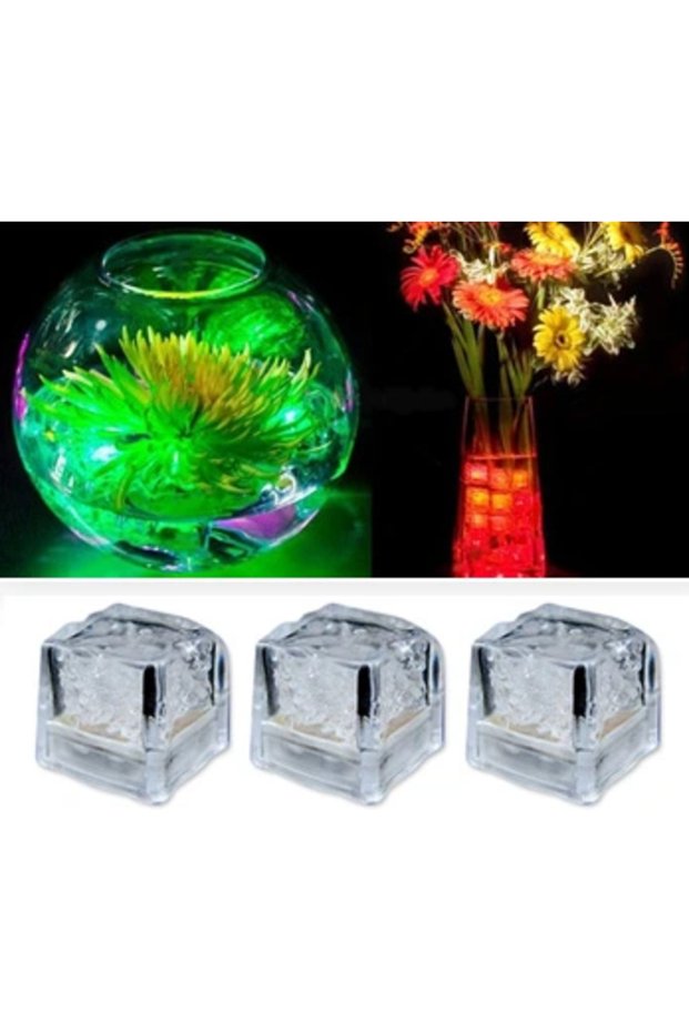 Led Lighted Ice Cubes (3 Pieces)