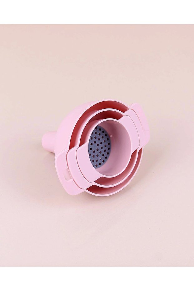 3-Piece Funnel Set with Strainer