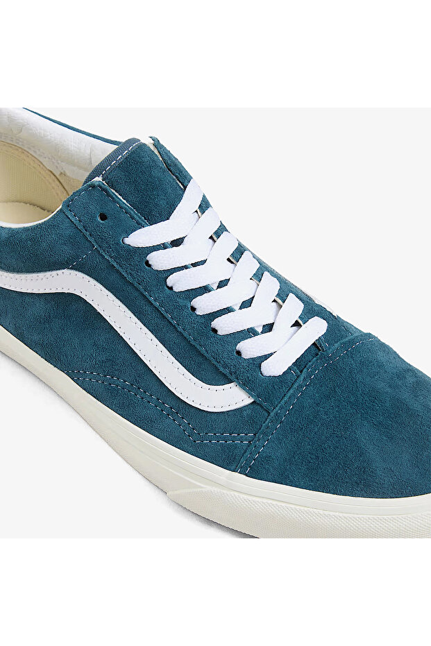 Old Skool Kadın Lacivert Süet Sneaker - 4