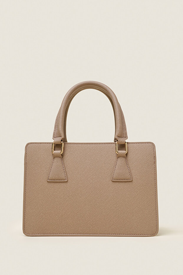 DİKDÖRTGEN FORM ÇİFT ASKILI EL ÇANTASI - 3