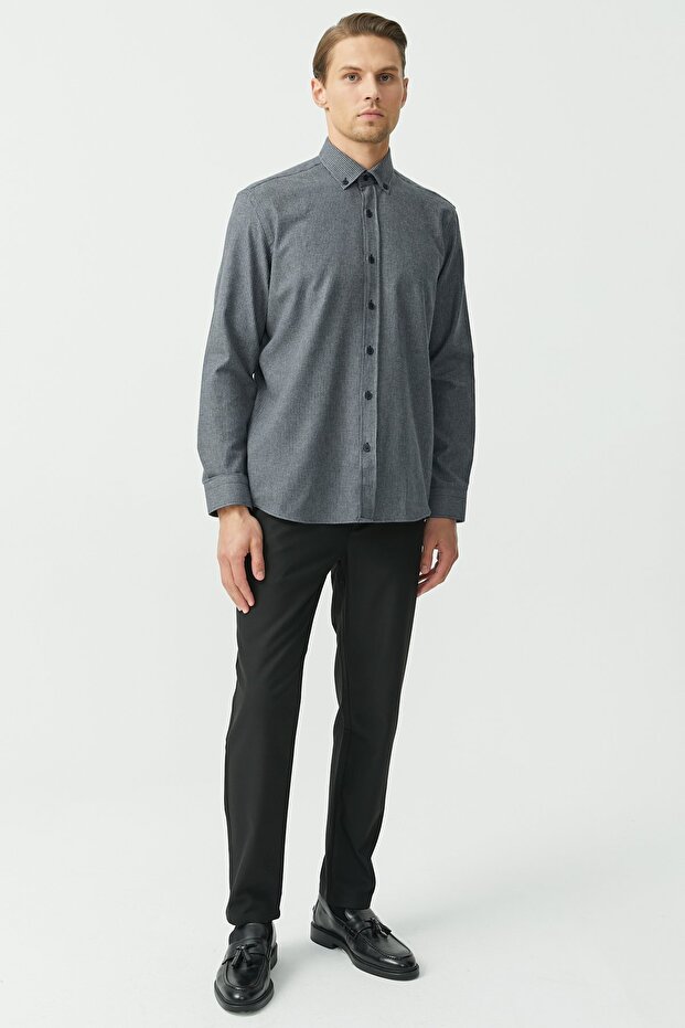 Gingham Patterned Regular Shirt - 6
