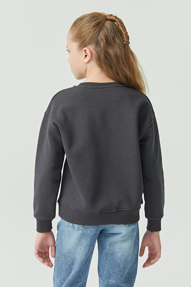 Kız Çocuk Basic Sweat Üst - 8