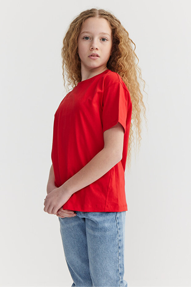 Kız Çocuk Basic T-shirt - 4