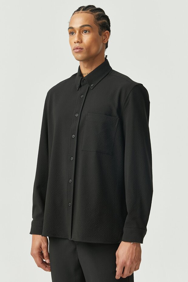Regular Dokulu Gömlek - 2