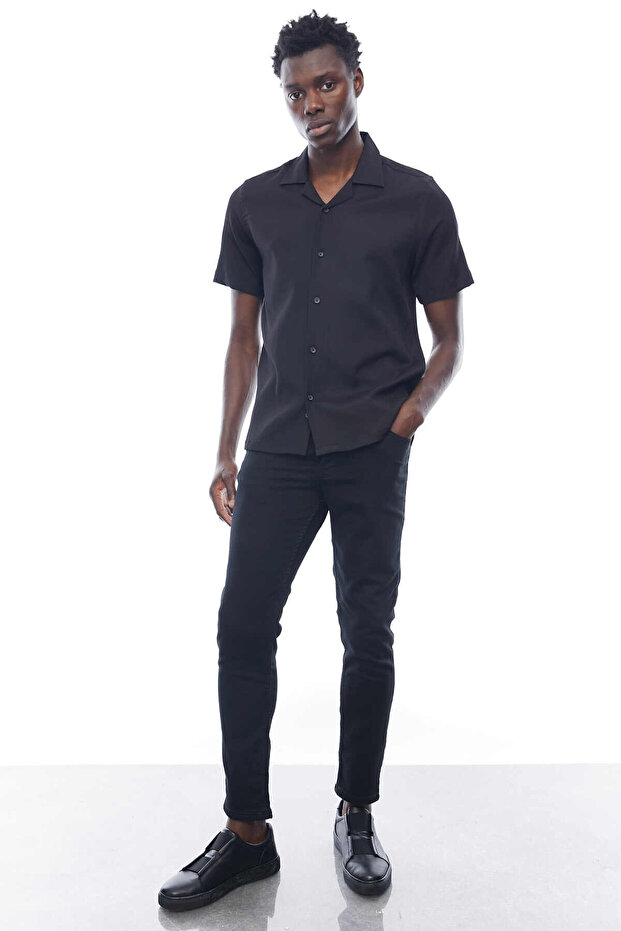 Devrik Yaka Regular Gömlek - 4