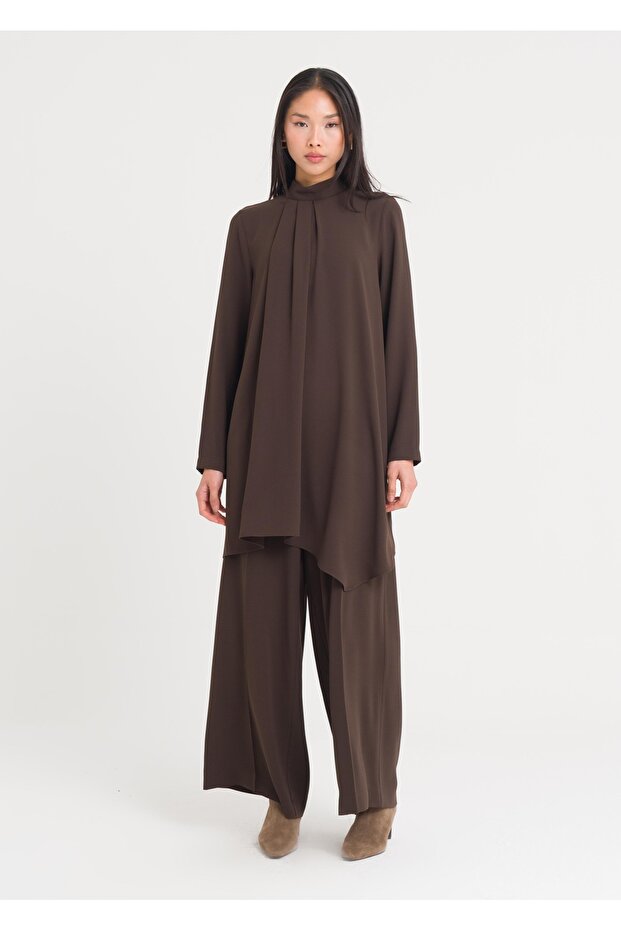 Önü Volanlı Rahat Tunik - 1