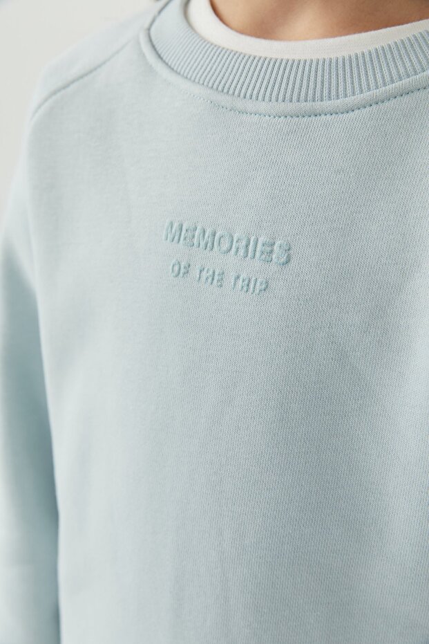Girl's Basic Sweat Top - 8