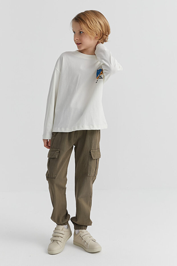 Boy's Cargo Pocket Jogger Pants