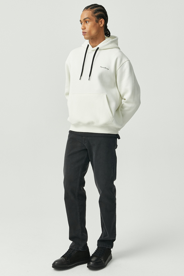 Kapüşonlu Sweat Üst - 8