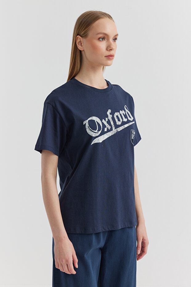 Kadın Baskılı Basic T-shirt - 3