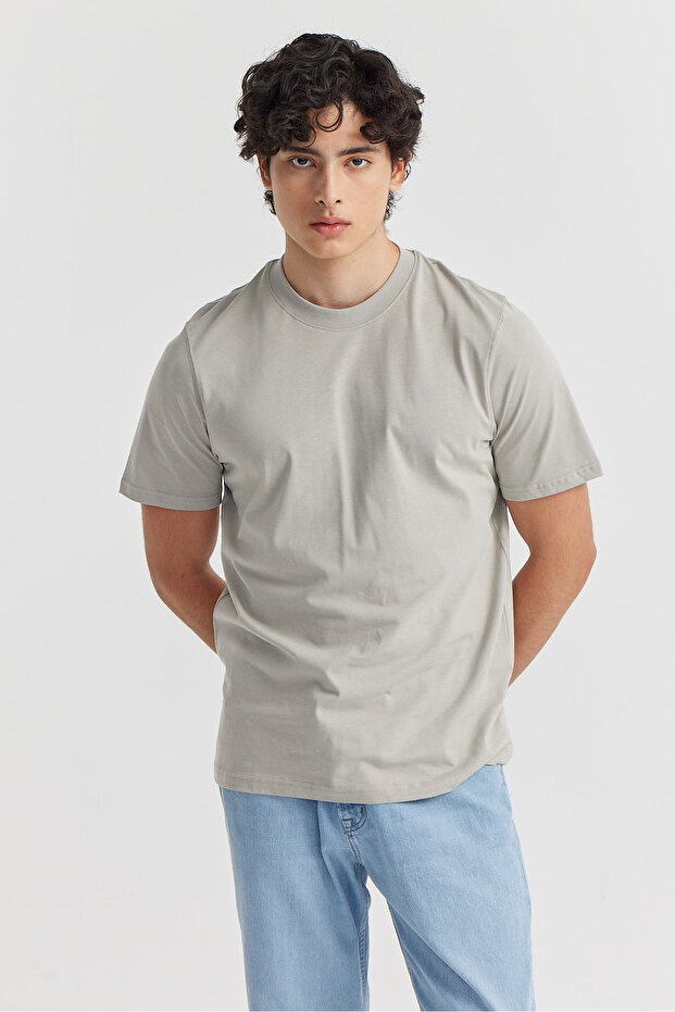Erkek Basic T-shirt - 1